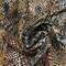 Brown Multi Snakeskin Animal Print Poly Georgette Fabric By the Yard